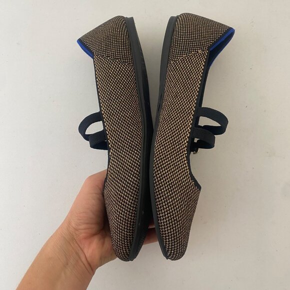 Rothy's Double Buckle Mary Jane Shoes Bronzite - Picture 2 of 9